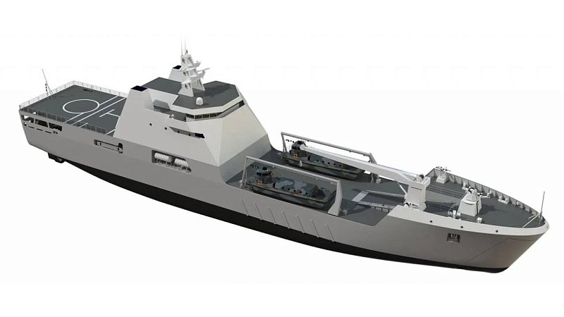 Дизайн десантного корабля типа LST100